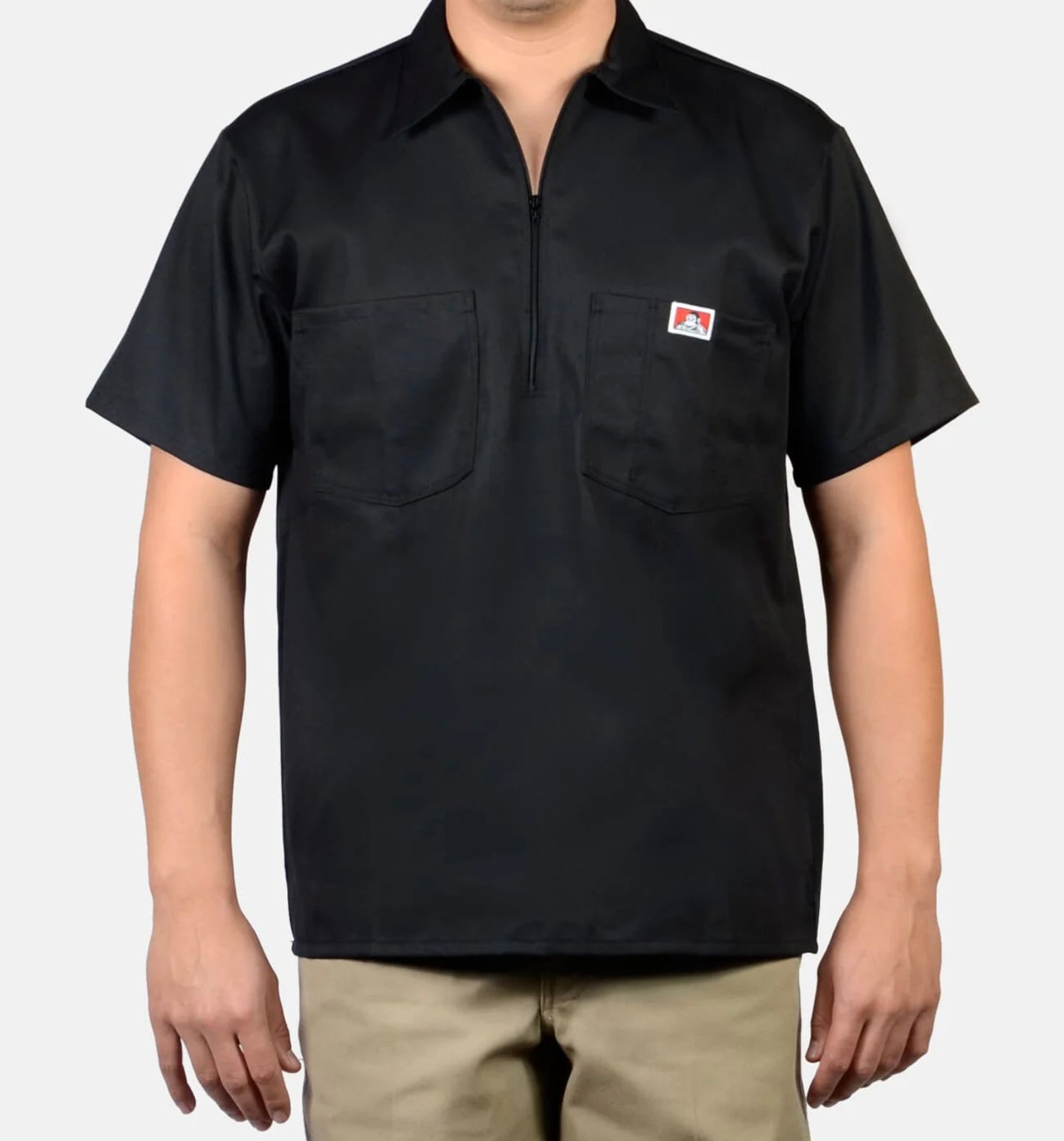 Ben Davis 1/2 Zip Short Sleeve