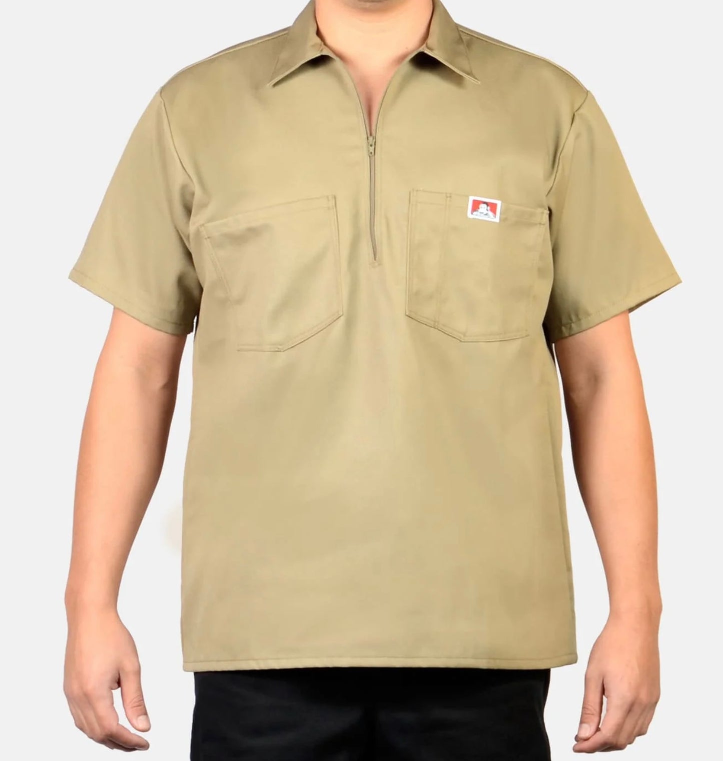 Ben Davis 1/2 Zip Short Sleeve