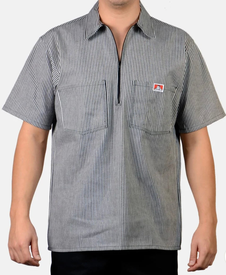 Ben Davis 1/2 Zip Short Sleeve
