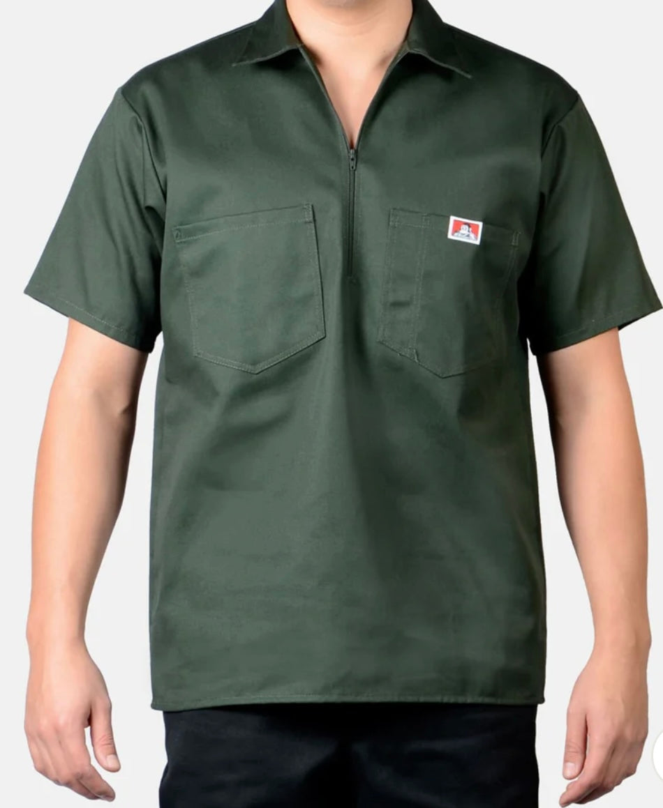 Ben Davis 1/2 Zip Short Sleeve