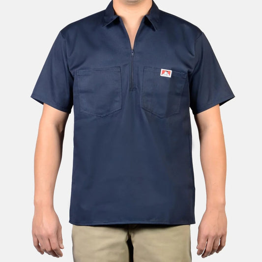 Ben Davis 1/2 Zip Short Sleeve